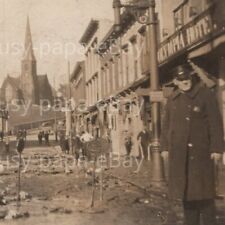 1900s RPPC Flood Olympia Hotel North Mechanic Baltimore St Cumberland Postcard picture