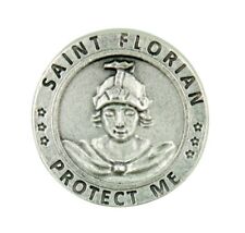 Patron of Fire Fighters Saint St Florian Pocket Token Coin with Prayer Back picture