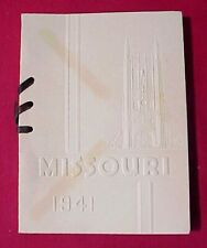 UNIVERSITY of MISSOURI – 1941 COMMENCEMENT PROGRAM –BREWER FIELD HOUSE, COLUMBIA picture