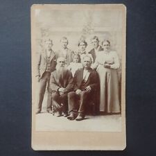 Photograph Cabinet Card Antique Three Generations Family Photo 1890s picture