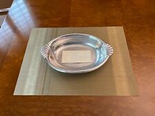 Vintage RWP Wilton Armetale Oval Scalloped 12 Inch Serving Dish picture