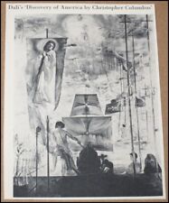 1964 Salvador Dali The Discovery of America by Christopher Columbus Clipping picture