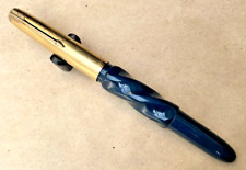 Rare Customized Corkscrew Parker 51 Design. Midnight Blue. UNIQUE PIECE picture