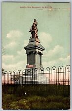 Du Bois, Pennsylvania - John Du Bois Monument - Vintage Postcard - Posted 1908 picture