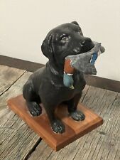 Vintage Chesapeake Reproductions Bird Hunting Dog Statue Sculpture Sitting Lab  picture