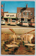 Postcard - Night Hawk Cafe & Rodeo Room - Camdenton MO - Old Cars picture