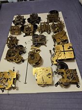 Clock Movements Misc. 17 Pieces West Germany, Japan, Korea Sold As Is Parts  picture