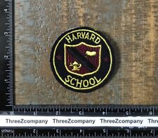 Vintage HARVARD UNIVERSITY College School Seal Sew-On Patch 1950’s Felt picture