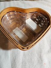 longaberger basket lot. (2) 1 heart & 1 round one picture