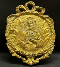 Antique Sacred Heart Jesus Christ Excellent condition, heavy, & highly details picture