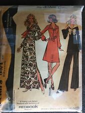 ✂️1970’s McCall’s 3374 Pattern Tunic, Dress& Pants Pounds Thinner Size 18 picture