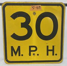 Authentic Retired Road Street Sign Speed LImit 