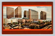 Dallas TX-Texas, Artists Rendering of Galleria Complex, Vintage Postcard picture