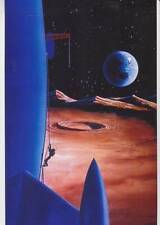 MOON LANDING - 8 x 10 photo of a painting by MORRIS SCOTT DOLLENS. picture