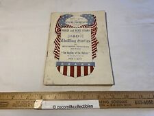 Vintage 1919 Booklet Gold & Blue Stars 40 Stories Wounded Soldiers World War 1 picture