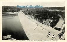 Kentucky, KY, Harrodsburg, Dix Dam 1940's Postcard picture