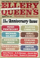Ellery Queen's Mystery Magazine Vol. 63 #3 VG 1974 Stock Image Low Grade picture