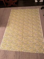 2010 Anna Griffin Fifi & Fido Collection Cotton Yellow Flower Fabric  62” X 44” picture