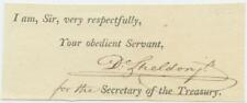 1812 US Treasury Department Document Signed Daniel Sheldon Jr Connecticut picture