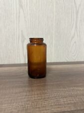 Vintage Amber Glass Jar picture