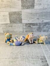 Vintage George Good Set Of 4 Pig Porcelain Figurines Exercising Beach picture