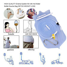 2L Enema Bag Kit Clear Non-Toxic Colonic Irrigation Bowel Tubing + Silicone Hose picture