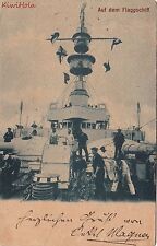 Postcard Ship Auf Dem Flaggschiff picture