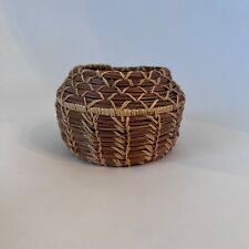 Vintage Mini Pine Needle Basket 2.5