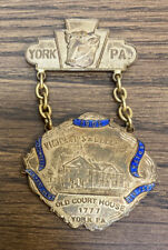1905 Vicilant S & C.F.E.C #1 Old Court House 1777 York PA Medal picture