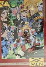 Vintage X-Men Things to Come Poster #115 Unused Jim Lee Art 1992 22x34 Marvel  picture