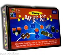 EASY MAGIC KIT Set 50 Tricks Book Kids Beginner Magician Gift Toy Ball Starter  picture
