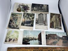 Postcard Lot Niagra Falls New York, Chicago Lot Of 9 From Early 1900s Posted picture