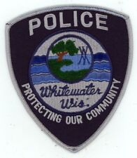WISCONSIN WI WHITEWATER POLICE NICE SHOULDER PATCH SHERIFF picture
