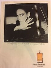 1983 Paco Rabanne Paris Calandre Vintage Print Advertisement picture