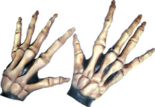 Large Skeleton Hands Bone-Colored Halloween Cosplay Latex Mask by Ghoulish Produ picture