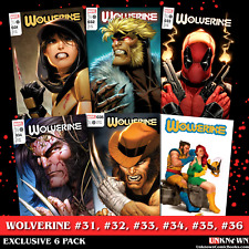 [6 PACK] WOLVERINE (#31-#36) 31, 32, 33, 34, 35, 36 UNKNOWN COMICS EXCLUSIVE VAR picture