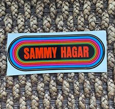 Sammy Hagar KLOS 95.5 80's Rainbow Bumper Sticker Decal picture
