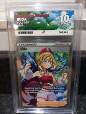 Pokemon TCG - Irida - 186/189 -  Full Art - ACE GRADED GEM MINT 10 ACE LABEL picture