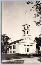 Vintage Postcard MA Oakham Congregational Church Real Photo RPPC ~7857 picture