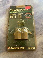 American Lock B20TCC Weatherbuilt Small Key Padlock Vintage picture