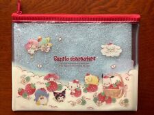 Sanrio Characters PVC Clear Pouch Zip Japan Hello Kitty Cinnamoroll My Melody picture