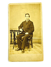 Civil War Charles Benchley 14yo son Henry Wetherby Abolitionist Gov MA cdv photo picture