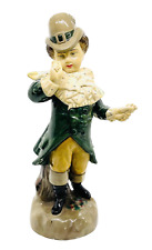 Borghese Chalk Figurine Antique Man Boy O'Leary Chalkware Figure Irish Green 9