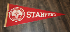 VINTAGE STANFORD UNIVERSITY FELT PENNANT - FULL SIZED - VERY NICE picture
