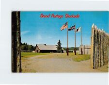 Postcard Grand Portage Stockade Grand Portage Minnesota USA picture