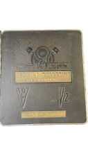 1938 Ford Motor Company Service Bulletins Mechanical Hardback V8 V12 Manual Book picture