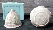 Vintage Lladro 1987  Christmas Bell & 1989 Ball picture