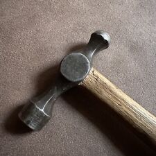 ANTIQUE VINTAGE ENGLISH MADE 2OZ BALL PEEN TINSMITH JEWELERS HAMMER TOOL picture