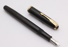 Guider Ebonite Handmade Fountain Pen Black Color Body Vintage New Old Stock picture