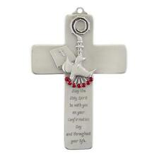 Confirmation Wall Cross with Red Jewels Size 5 in H Great Confirmation Gift picture